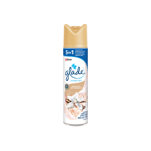 AMBIENTADOR AEROSOL ABRAZOS DE VAINILLA 360ML (GLADE)