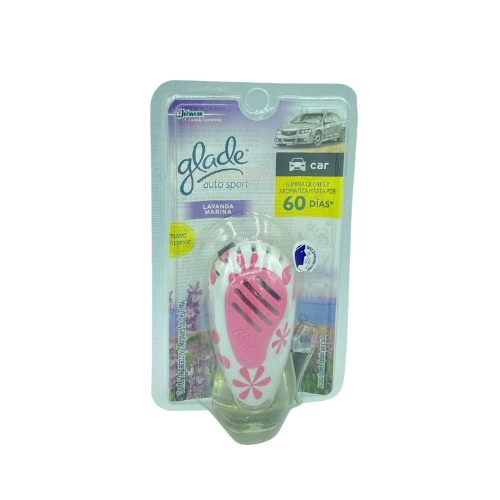 AMBIENTADOR AUTOSPORT LAVANDA MARINO + REP 7ML (GLADE)
