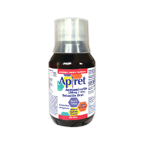APIRET SOLUCIÓN (ACETAMINOFEN) 180MG/5ML X 60ML (OFTALMI)