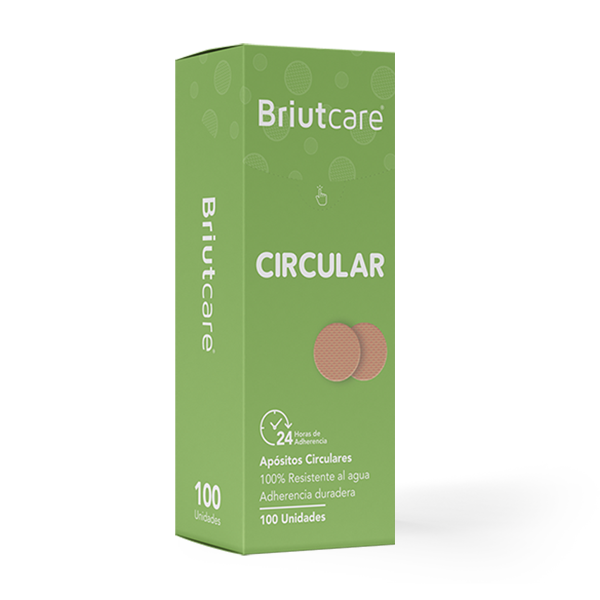 APOSITOS CIRCULARES BRIUTCARE  X 100 UNIDADES (MRCS 21)