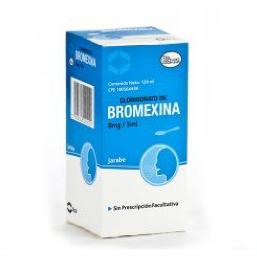 BROMEXINA JARABE  8MG/5ML X 120ML (POLINAC)