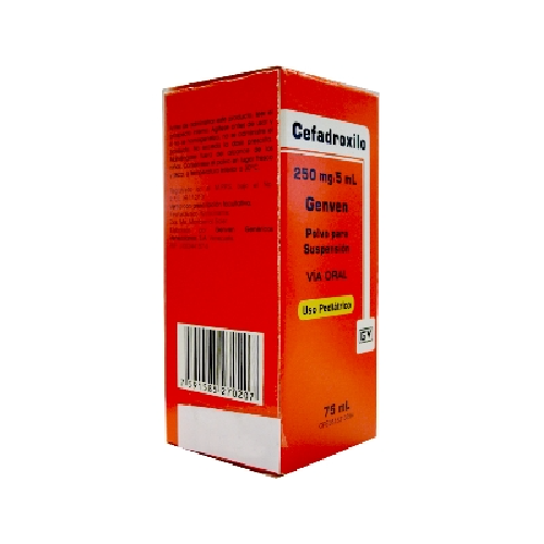 CEFADROXILO  250MG/5ML X 75 ML SUSPENCION (GENVEN)