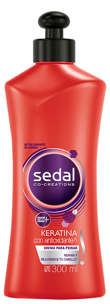 CREMA PARA PEINAR SEDAL KERATINA ANTIOXIDANTE 340ML (UNILEVER)