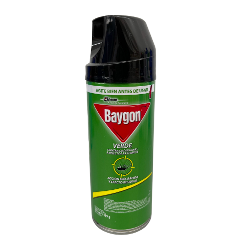 INSECTICIDA AEROSOL CONTRACONTRA CUCARACHAS E INSECTOS RASTREROS VERDE 235ML (BAYGON)