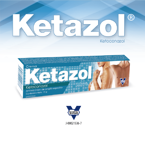 KETAZOL CREMA (KETOCONAZOL) 20MG-G X 15GR (VARGAS)