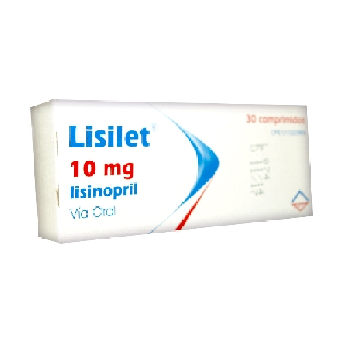 LISILET (LISINOPRIL) 10MG X 30 COMPRIMIDOS (LETI)