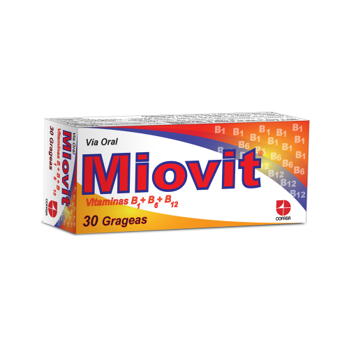 MIOVIT (COMPLEJO B)  X 30 GRAGEAS (COFASA)