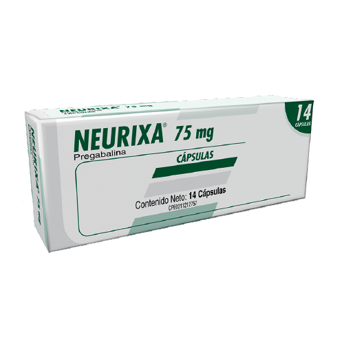 NEURIXA (PREGABALINA) 75MG X 14 CAPSULAS (FARMA)
