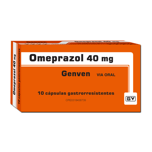 OMEPRAZOL  40MG X 10 CAPSULAS (GENVEN)