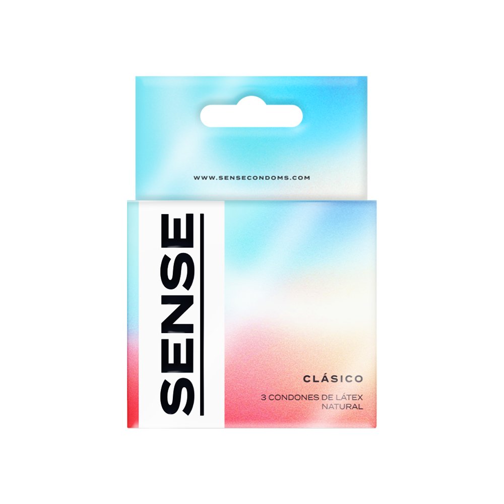 PRESERVATIVOS CLASICO 3 UNIDADES (SENSE)