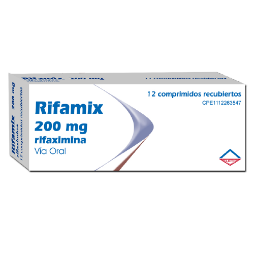 RIFAMIX (RIFAXIMINA) 200MG X 12 COMPRIMIDOS (LETI)
