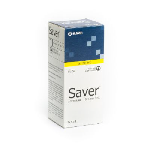 SABER PEDIATRICO (AZITROMICINA) 100MG/5ML X 37.5ML (ELMOR)