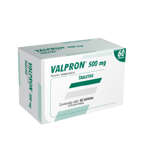 VALPRON (ACIDO VALPROICO) 500MG X 60 TABLETAS (FARMA)