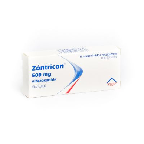 ZONTRICON (NITAZOXANIDA) 500MG X 6 COMPRIMIDOS (LETI)