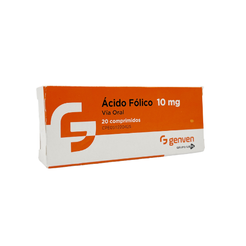 [7591585171498] ÁCIDO FÓLICO  10MG X 20 COMPRIMIDOS (GENVEN)