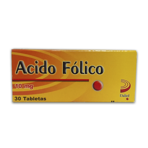 [7592601301486] ÁCIDO FÓLICO  10MG X 30 TABLETAS (MEYER)