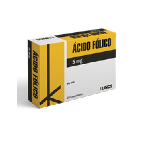 [7591619501017] ÁCIDO FÓLICO  5MG X 20 COMPRIMIDOS (MEGALABS)
