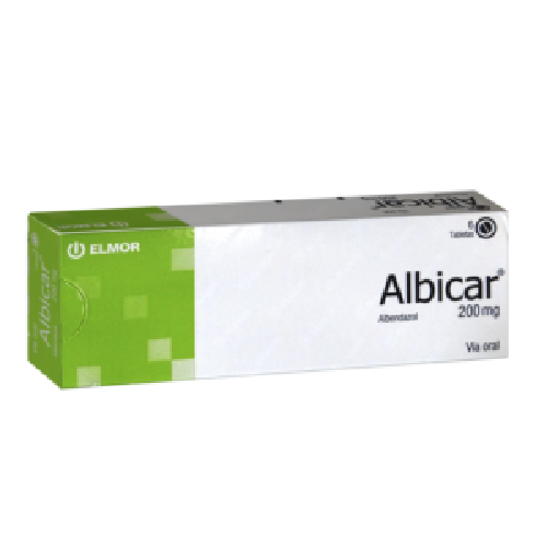 [7591062010036] ALBICAR (ALBENDAZOL) 200MG X 2 TABLETAS (ELMOR)