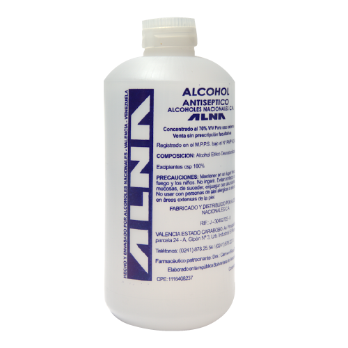 [7593255000268] ALCOHOL 70% X 500ML (ALNA)