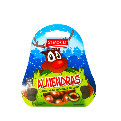[7591720030284] ALMENDRAS CUBIERTAS CON CHOCOLATE CON LECHE (ST MORITZ)