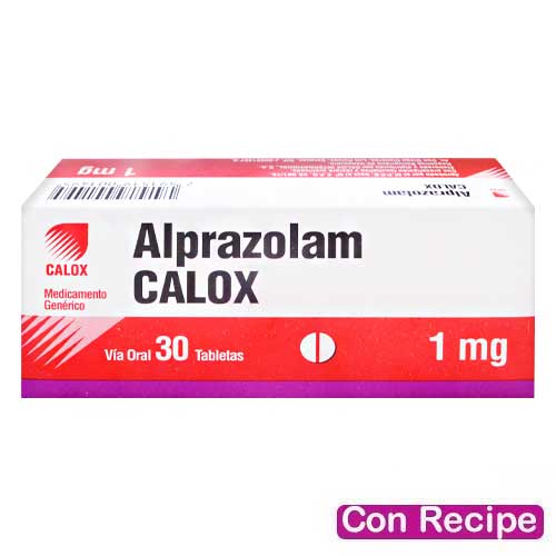 [7591519001495] ALPRAZOLAM 1MG X 30 TABLETAS (CALOX)