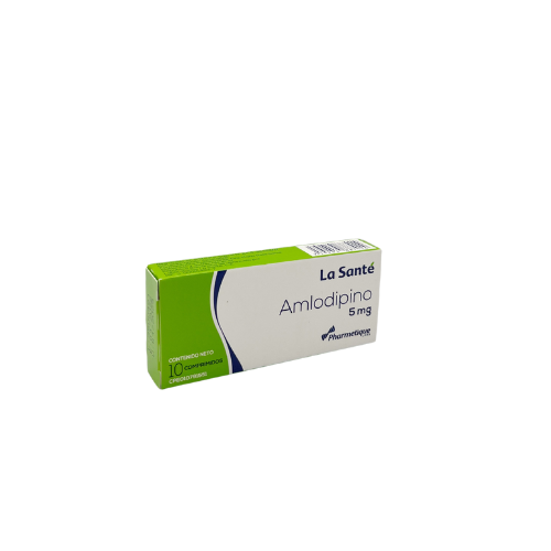 [7592454887014] AMLODIPINO (AMLODIPINA) 5MG X 10 TABLETAS (LA SANTE)