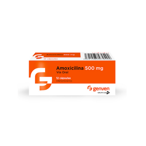 [7591585470492] AMOXICILINA 500MG X 12 CAPSULAS (GENVEN)