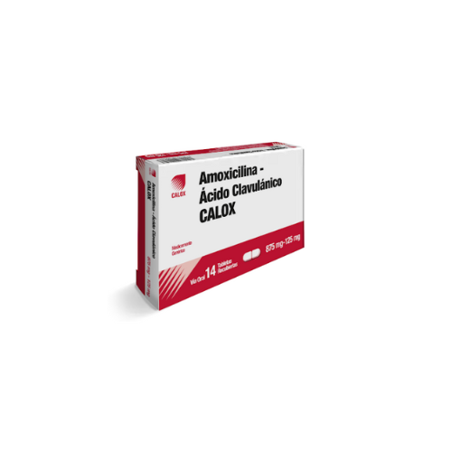 [7591519000627] AMOXICILINA CON ÁCIDO CLAVULANICO 875MG/125MG X 14 TABLETAS RECUBIERTAS (CALOX)