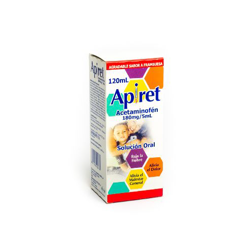 [7591196002785] APIRET SOLUCIÓN ORAL (ACETAMINOFEN) 180MG/5ML X 120ML (OFTALMI)
