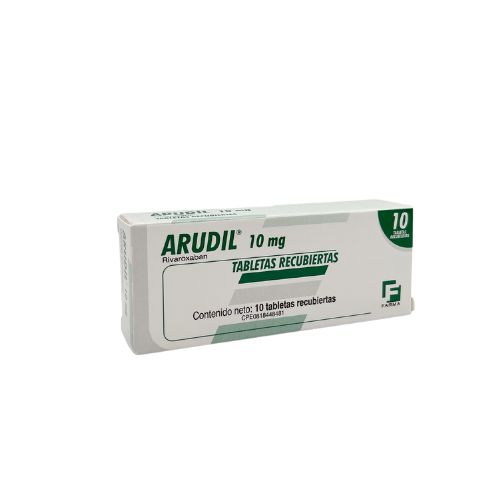 [7591821210424] ARUDIL (RIVAROXABAN) 10MG x 10 TABLETAS RECUBIERTAS (FARMA)