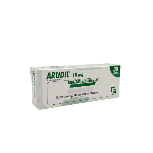 [7591821210660] ARUDIL (RIVAROXABAN) 10MG X 30 TABLETAS RECUBIERTAS (FARMA)