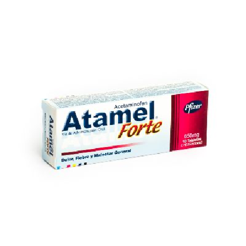 [7591257000552] ATAMEL FORTE (ACETAMINOFEN) 650MG X 10 TABLETAS (CALOX)