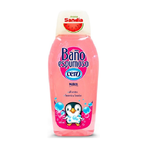 [7702661256026] BAÑO ESPUMOSO SANDÍA 400ML (CERO)