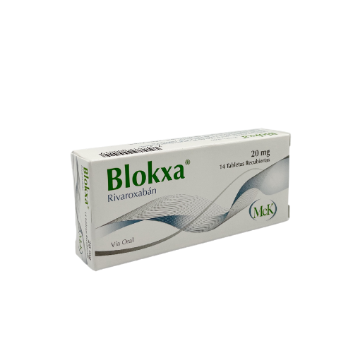 [7591519000429] BLOKXA (RIVAROXABAN) 20MG X 14 TABLETAS RECUBIERTAS (CALOX)