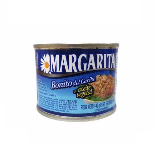 [7591002700331] BONITO DEL CARIBE EN ACEITE VEGETAL X 140GR (MARGARITA)