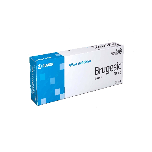 [7591062902379] BRUGESIC (IBUPROFENO) 200MG X 10 COMPRIMIDOS RECUBIERTOS (ELMOR)