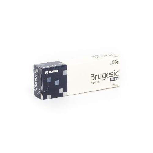 [7591062902539] BRUGESIC (IBUPROFENO) 600MG X 10 COMPRIMIDOS RECUBIERTOS (ELMOR)