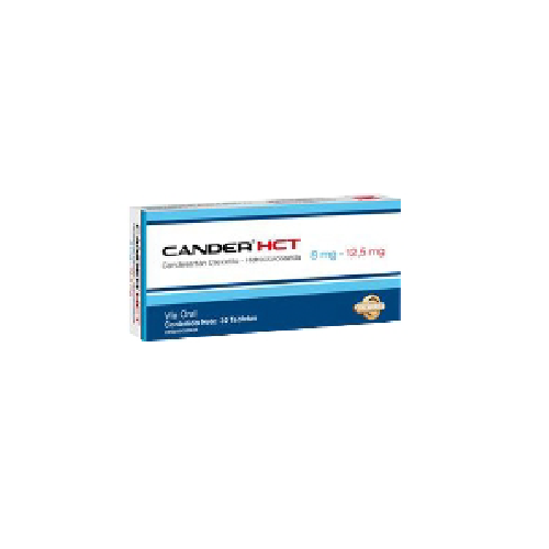 [7591020080637] CANDER HCT (CANDESARTAN - HIDROCLOROTIAZIDA) 8MG/12.5MG X 30 TABLETAS (VALMORCA)