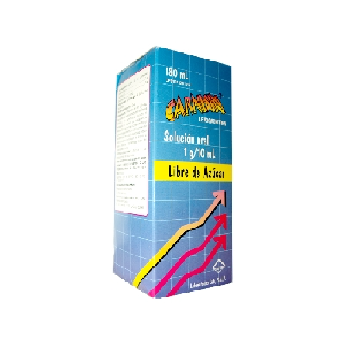 [7591585112323] CARNISIN (L-CARNITINA) 1G X 180 ML SOLUCION (LETI)
