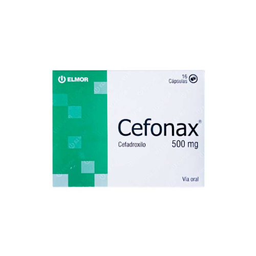 [7591062112242] CEFONAX (CEFADROXILO) 500MG X 16 CAPSULAS (ELMOR)