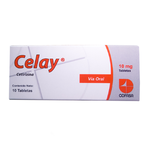 [7591818116104] CELAY (CETIRIZINA) 10MG X 10 TABLETAS (COFASA)