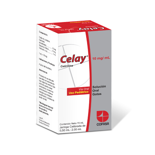 [7591818111123] CELAY (CETIRIZINA) 10MG/ML X 15ML GOTAS (COFASA)