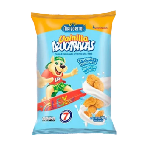 [7591039000480] CEREAL AZUCARADAS VAINILLA 240GR (MAIZORITOS)