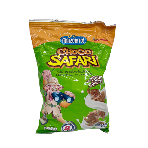 [7591039725789] CEREAL CHOCO SAFARI 240GR (MAIZORITOS)