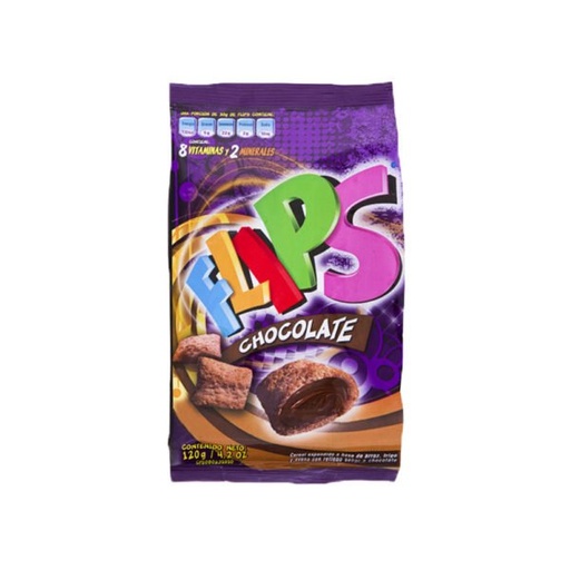[7591039996271] CEREAL CHOCOLATE BOLSA X 120GR (FLIPS)