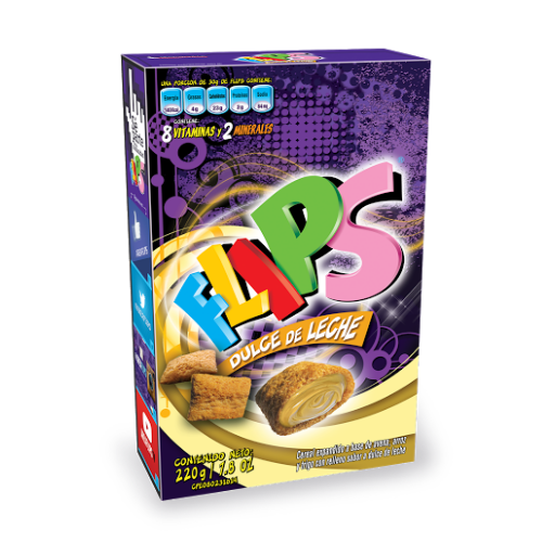 [7591039505121] CEREAL DULCE DE LECHE X 220GR (FLIPS)