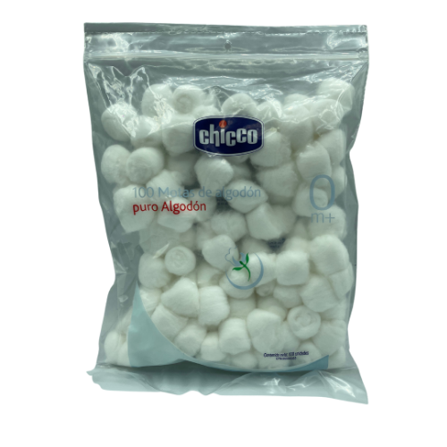 [728417002584] MOTAS DE ALGODON CHICCO X 100 UNIDADES (PHARSANA)