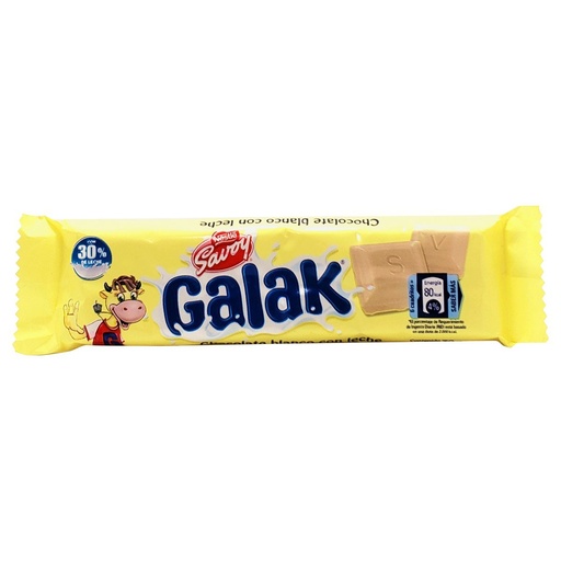 [7591016854976] CHOCOLATE BLANCO GALAK 30G 30GR (GALAK)