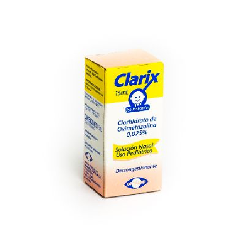 [7591196000101] CLARIX PEDIATRICO (CLORHIDRATO DE NAFAZOLINA) 0.025´% X 15ML GOTAS NASALES (OFTALMI)