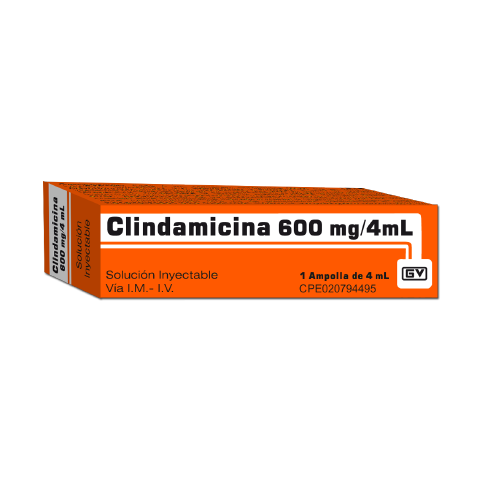 [7591585171030] CLINDAMICINA  600MG/4ML X 1 AMPOLLA (GENVEN)
